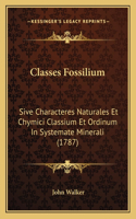 Classes Fossilium: Sive Characteres Naturales Et Chymici Classium Et Ordinum In Systemate Minerali (1787)(Latin)