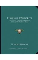Essai Sur L'Autorite