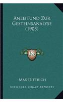 Anleitund Zur Gesteinsanalyse (1905)