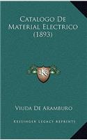 Catalogo De Material Electrico (1893)