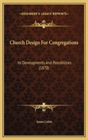 Church Design For Congregations