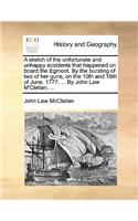 A Sketch of the Unfortunate and Unhappy Accidents That Happened on Board the Egmont. by the Bursting of Two of Her Guns, on the 10th and 19th of June, 1777. ... by John Law m'Clellan, ...