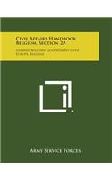 Civil Affairs Handbook, Belgium, Section 2a