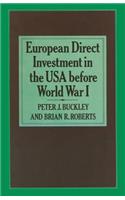 European Direct Investment in the U.S.A. Before World War I