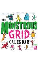 2019 the Monstrous Grid 16-Month Wall Calendar: By Sellers Publishing: By Sellers Publishing