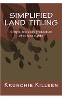 Simplified Land Titling