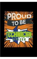 Proud to be technician citizen: Hangman Puzzles - Mini Game - Clever Kids - 110 Lined pages - 6 x 9 in - 15.24 x 22.86 cm - Single Player - Funny Great Gift