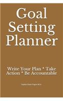 Goal Setting Planner