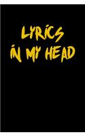 Lyrics in My head