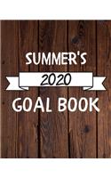 Summer's 2020 Goal Book: 2020 New Year Planner Goal Journal Gift for Summer / Notebook / Diary / Unique Greeting Card Alternative