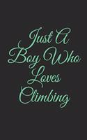 Just A Boy Who Loves Climbing