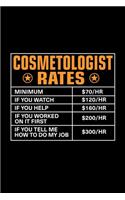 Cosmetologist Rates
