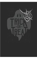Trick Or Treat: Graph Paper Journal (6" X 9" - 120 Pages/ 5 Squares per inch) - Happy Halloween Gift Idea for Women, Men, Kids and Teacher