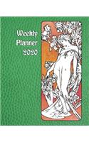 Weekly Planner 2020: Four Seasons Vintage Art Nouveau 2020 Weekly Planner Notebook