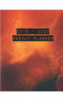 2019-2020 Weekly Planner: Sept 1, 2019 to Dec 31, 2020 - Weekly View Planner, Organizer, Agenda & Diary - Academic School Year - 16 Month Calendar Schedule - Student Planner 