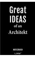 Notizbuch für Architekten / Architekt / Architektin