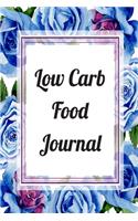 Low Carb Food Journal: Daily Food Intake Journal Notebook - Carbs, Meals, Exercise, Calories & More Tracker