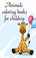 Animals coloring books for children