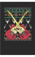 Ugly Christmas Sweater - Guitar: Graph Paper Notebook - Christmas Gift for Kids, Women, Men Girls And Boys