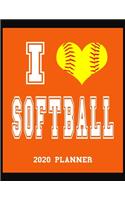 I Love Softball 2020 Planner