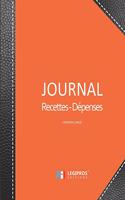 Journal Recettes - Dépenses: Registre auto entrepreneur, livre de compte auto entrepreneur, chronologique - Conforme aux obligations comptables - 101 pages version large - 20,32