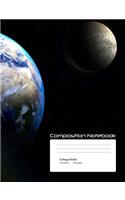 Earth Moon Composition Notebook