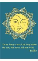 Sun Moon Lotus Buddha Journal: A 6 x9 120 Page Notebook, Journal or Diary