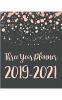 Three Year Planner 2019-2021