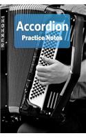 Accordion Practice Notes: Accordion Notebook for Students and Teachers - Pocket Size 6x9 100 Pages Journal(15 Instrument Practice Notes Series Volume 15)