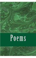 Poems: A 6 x 9 Lined Journal