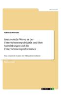 Immaterielle Werte in der Unternehmenspublizität und ihre Auswirkungen auf die Unternehmensperformance