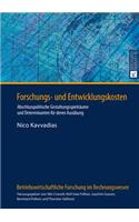 Forschungs- und Entwicklungskosten