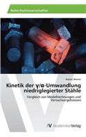 Kinetik der γ/α-Umwandlung niedriglegierter Stähle