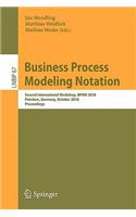 Business Process Modeling Notation