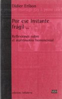 Por ese instante fragil / For This Fragile Instant: Reflexiones sobre el matrimonio homosexual/ Reflections About Homosexual Matrimony