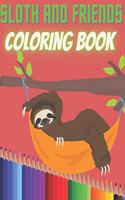 Sloth and Friends Coloring Book