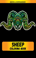 Sheep Coloring Book: Stress Relieving Designs for Adults Relaxation