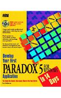 Develop Your First Paradox for Windows Application in 14 Days