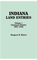 Indiana Land Entries. Volume I
