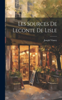 Les Sources de Leconte de Lisle