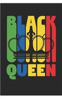 Girl 'Black Queen' African Pride Notebook - Back to School Writing Journal - Black History Month - African American Diary