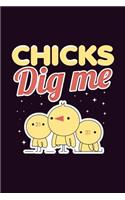 Chicks Dig Me: With a matte, full-color soft cover, this Bucket List Journal is the ideal size 6x9 inch, 90 pages cream colored pages . Make dreams come true. Get 