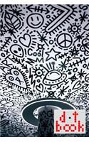 The Dot Book - A Dot Grid Notebook for Graphic Designers - Graffiti Series - 006: (6 Dot Book Graffiti)