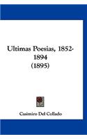 Ultimas Poesias, 1852-1894 (1895)