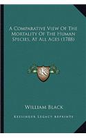 A Comparative View Of The Mortality Of The Human Species, At All Ages (1788): (English)