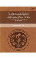 Investigation of Probabilistic Principal Component Analysis Compared to Proper Orthogonal Decomposition Methods for Basis Extraction and Missing Data