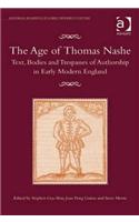 Age of Thomas Nashe