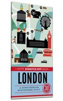 City Scratch-Off Map: London