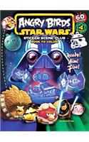 Angry Birds Star Wars: Ready! Aim! Fire!: Sticker Scene Plus Book to Color