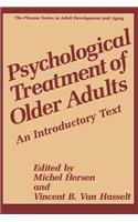 Psychological Treatment of Older Adults